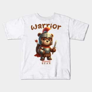 The warrior bear won Kids T-Shirt